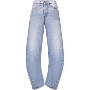 Off White, Dames, Jeans, Blauw, Maat: W25 Denim,
