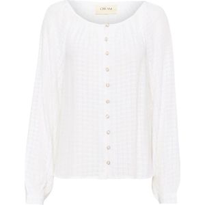 Cream, Dames, Blouses & Shirts, Wit, Maat: M