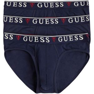 Guess - Logato Slip-On - Schoenen - Blauw - Katoen