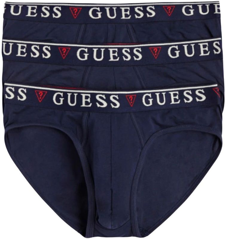 Guess - Logato Slip-On - Schoenen - Blauw - Katoen