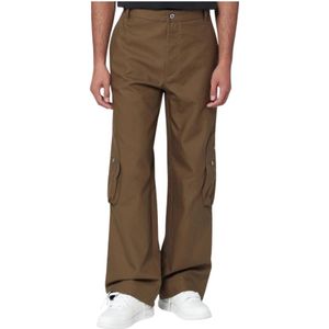 Off White, Heren, Broeken, Beige, Maat: M