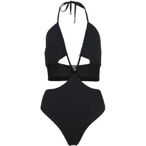 Max Mara, Dames, Badkleding, Zwart, Maat: L Jersey,