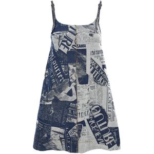 Versace Jeans Couture, Dames, Jurken, Veelkleurig, Maat: XS