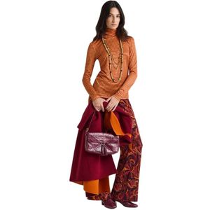 Maliparmi, Dames, Tops, Oranje, Maat: XS Jersey,