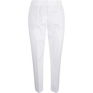 Eleventy, Dames, Broeken, Wit, Maat: XS Katoen,