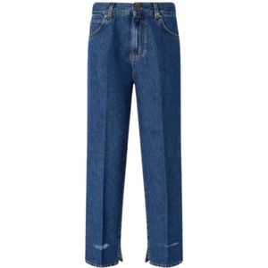 Pinko, Dames, Jeans, Blauw, Maat: W25 Katoen,