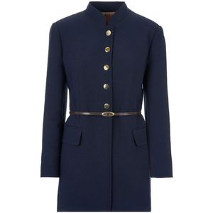 H2O, Dames, Mantels, Blauw, Maat: XS Viscose,