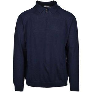 Paul & Shark, Heren, Tops, Blauw, Maat: XL Wol,