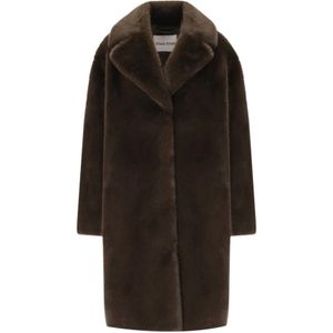 STAND STUDIO Wintermantel  donkerbruin