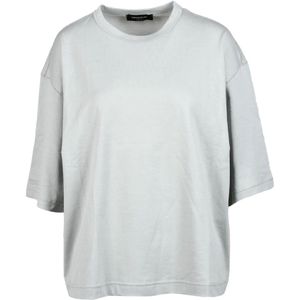 Fabiana Filippi, Dames, Tops, Grijs, Maat: S Katoen,