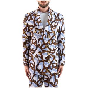 Corsinelabedoli, Heren, Jassen, Veelkleurig, Maat: S Poliester,