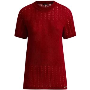 Kiton, Dames, Truien, Rood, Maat: S Zijde,