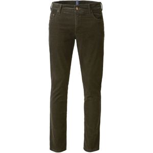 Meyer - M5 Five-Pocket Trousers - Groen - Corduroy - Heren