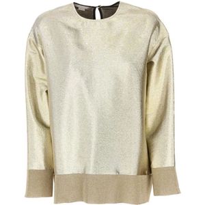 Stella McCartney, Dames, Blouses & Shirts, Geel, Maat: S Katoen,