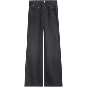 Isabel Marant, Dames, Jeans, Zwart, Maat: S