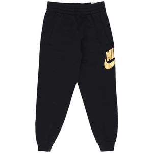 Nike Gouden Club Fleece Jogger Sportbroek , Black , Heren , Maat: L