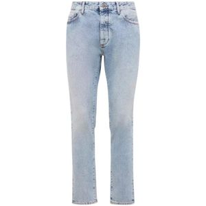 Palm Angels, Heren, Jeans, Blauw, Maat: W33 Katoen,