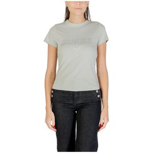 Guess, Dames, Tops, Groen, Maat: XS Katoen,