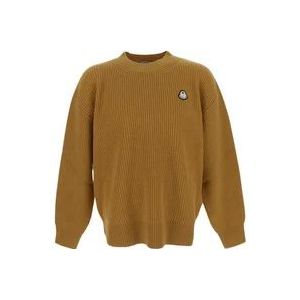 Moncler Klassieke Crew Neck Sweater , Yellow , Heren , Maat: XL