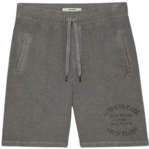 Zadig & Voltaire, Heren, Korte broeken, Grijs, Maat: S