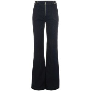 Patrizia Pepe, Dames, Broeken, Blauw, Maat: XS Katoen,