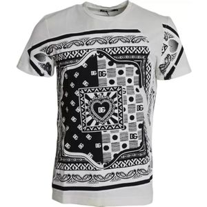 Dolce & Gabbana, Heren, Tops, Wit, Maat: M Katoen,