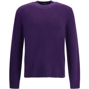 Tom Ford, Heren, Truien, Paars, Maat: XL Kasjmier,