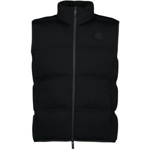 Moncler, Dames, Jassen, Zwart, Maat: S