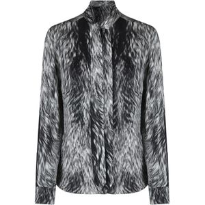 Dolce & Gabbana, Dames, Blouses & Shirts, Veelkleurig, Maat: XS Zijde,