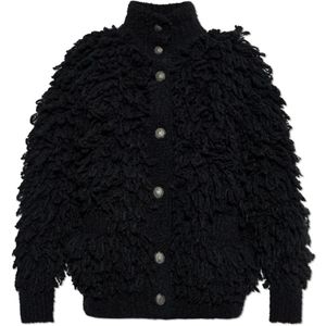 Moncler, Dames, Truien, Zwart, Maat: XS Wol,