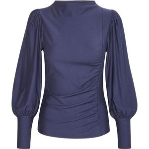 Gestuz, Dames, Blouses & Shirts, Blauw, Maat: L