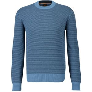 Hugo, Heren, Truien, Blauw, Maat: L Katoen,