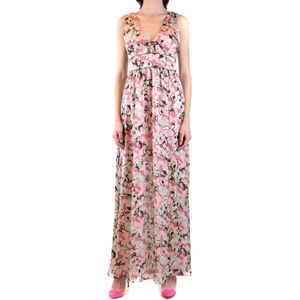 Pinko, Dames, Jurken, Veelkleurig, Maat: 2XS Chiffon,