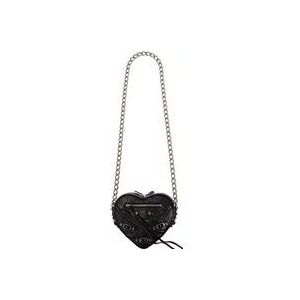 Balenciaga Cag Heart Mini shoulder bag , Black , Dames , Maat: ONE Size