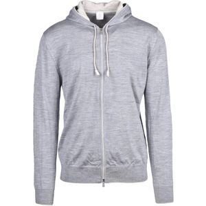 Eleventy, Heren, Truien, Grijs, Maat: XL Zijde,