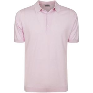 John Smedley, Heren, Tops, Roze, Maat: 2XL Katoen,