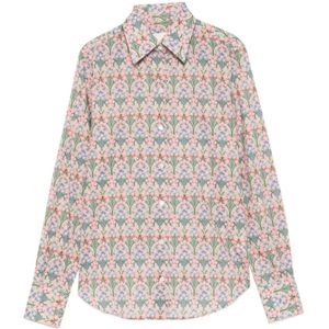 Xacus, Dames, Blouses & Shirts, Veelkleurig, Maat: XS Katoen,