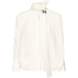 Max Mara, Dames, Blouses & Shirts, Beige, Maat: XS Zijde,