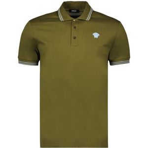 Versace Medusa Polo Groen , Green , Heren , Maat: S