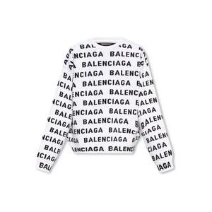 Balenciaga Trui met logo , White , Heren , Maat: L