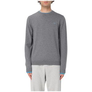 Sun68, Heren, Truien, Grijs, Maat: M