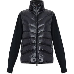 Moncler, Dames, Truien, Zwart, Maat: XS