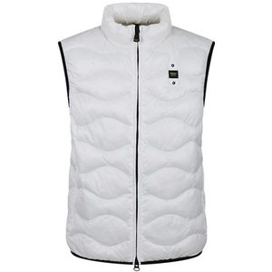 Blauer - Heren Jassen - Wit - Geruit Patroon - Waterafstotend