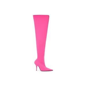 Balenciaga Neonroze Over-de-Knie Laars , Pink , Dames , Maat: 39 EU