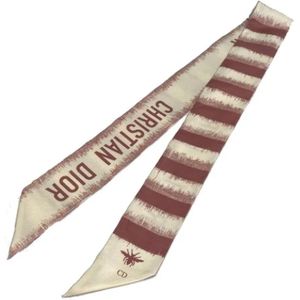 Dior Vintage, Dames, Pre-owned, Veelkleurig, Maat: ONE Size Zijde,