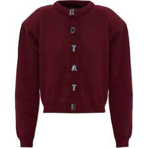 Rotate Birger Christensen, Dames, Truien, Rood, Maat: XS Katoen,