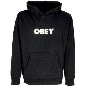 Obey, Heren, Sweatshirts & Hoodies, Zwart, Maat: XL Fleece,