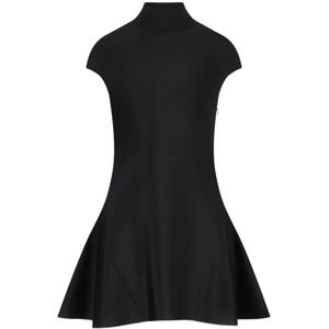 Givenchy, Dames, Jurken, Zwart, Maat: S Wol,