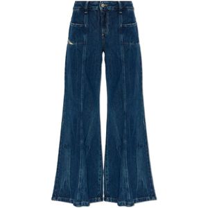Diesel, Dames, Jeans, Blauw, Maat: W23 L30 Denim,
