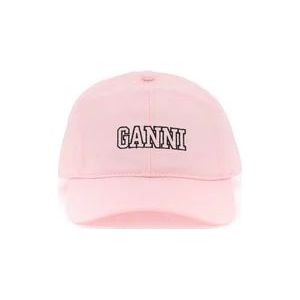Ganni Caps , Pink , Dames , Maat: ONE Size